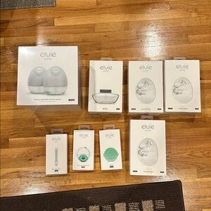 Elvie Wearable Silent Pump Bundle and Accessories NEW in Packaging